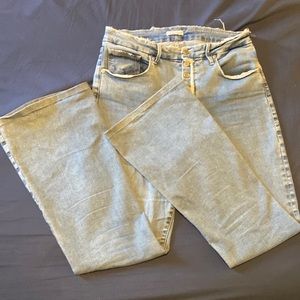 Good American Flare Raw Exposed Buttons size 14